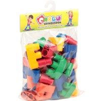 Peças Plásticas - Conectando Formas - 40  peças