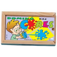 Dominó Cores com 28 Peças Dominó Cores com 28 Peças