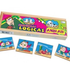 Sequência Lógica Animais com 16 Peças 