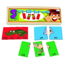 Quebra-cabeça Silábico Animais