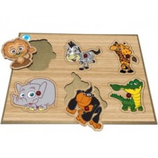 Quebra-cabeça com Pinos - Animais Selvagens