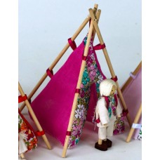 Kit Acampamento Tenda e Boneco com Mochila - ED513