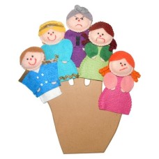 Dedoche da Gata Borralheira com 5 Personagens