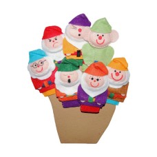 Dedoche dos sete anões com 7 personagens