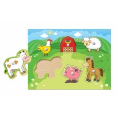 Meu Primeiro Quebra-cabeça Bichinhos da Fazenda