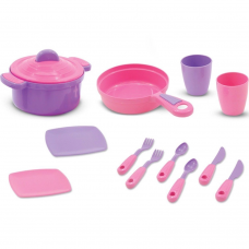 Panelas e Talheres Sortidos - 13 Peças