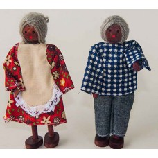 Kit Bonecos Avós Negros - ED508