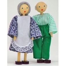 Kit Bonecos Avós Brancos - ED509