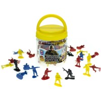 Comando Especial Soldados - Miniaturas colecionáveis - Pote com 100 unidades