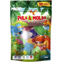 Massa de Modelar E.V.A Criativa Dino - 300 Gramas com 30 Cores