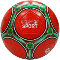 Bola de Futebol de Campo - Vermelha com verde