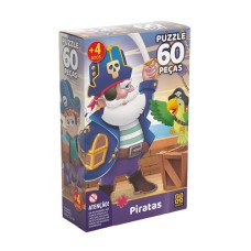 Quebra-cabeça - Piratas - 60 peças