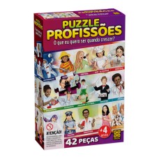 Quebra-cabeça Profissões - 42 peças
