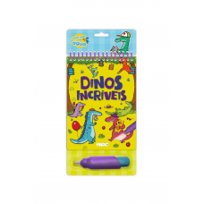 Livro Aquabook Dinos Incríveis - Caneta Mágica 