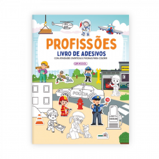 Profissões - Livro De Adesivos 