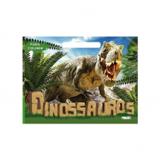 Meu Blocão de Colorir - Dinossauros