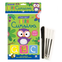 Livro de Atividades Caneta Mágica Letra Cursiva - Espiral