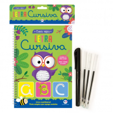 Livro de Atividades Caneta Mágica Letra Cursiva - Espiral