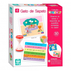 Coleção Crescer - Gato de sapato 30 cartas Coleção Crescer - Gato de sapato 30 cartas