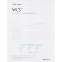 WCST - Teste Wisconsin de Classificação de Cartas - Pacote com 25 folhas WCST - Teste Wisconsin de Classificação de Cartas - Pacote com 25 folhas