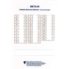 Teste Não Verbal de Inteligência Geral BETA III: Subtestes Raciocínio Matricial e Códigos - Crivo para Correção - Subtestes Raciocínio Matricial