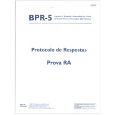 BPR-5 - Bateria de Provas de Raciocínio - Bloco de Resposta (RA)