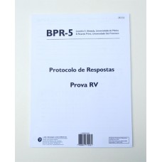 BPR-5 - Bateria de Provas de Raciocínio - Bloco de Resposta (RV)