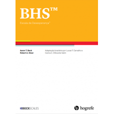BHS - Escala de Desesperança de Beck - Pacote com 10 Folhas de Respostas