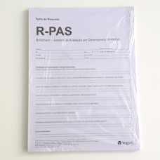 R-PAS - Sistema de Avaliação por Performance no Rorschach - Bloco de Protocolos de Aplicação R-PAS - Sistema de Avaliação por Performance no Rorschach - Bloco de Protocolos de Aplicação