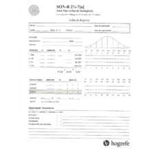 SON-R 2 1/2 - 7 Anos - Teste Não-Verbal de Inteligência Geral - Folha de Reposta (Uma Unidade)