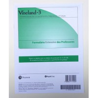 Vineland-3 - Escala de Comportamento Adaptativo Vineland - Terceira Edição - Formulário Professores extensivo