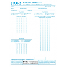 Staxi 2 - Inventário de Expressão de Raiva como Estado de Traço - Livro de Aplicação Autocopiativa Vol. 3 (Conjunto com 5 unidades)