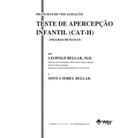 CAT-H - Teste de Apercepção Infantil - Figuras Humanas - Cartões de Aplicação Vol. 3 - Conj com 10 Cartões CAT-H - Teste de Apercepção Infantil - Figuras Humanas - Cartões de Aplicação Vol. 3 - Conj com 10 Cartões