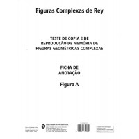 Figuras Complexas de Rey - Bloco de Resposta Figura A