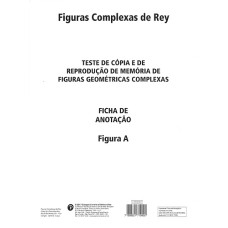 Figuras Complexas de Rey - Bloco de Resposta Figura A