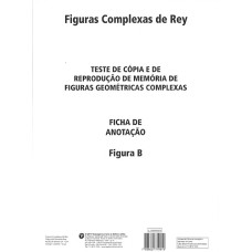 Figuras Complexas de Rey - Bloco de Resposta Figura B