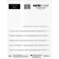 WISC IV - Escala Wechsler de Inteligência para Crianças - Crivos Código B
