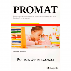 PROMAT - Roteiro para Sondagem de Habilidades Matemáticas - Kit Resposta