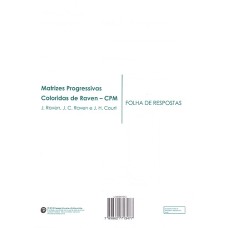 CPM RAVEN - Matrizes Progressivas Coloridas de Raven - Bloco de Folhas de Respostas