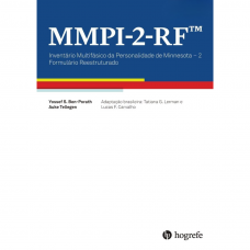 MMPI-2-RF - Inventário Multifásico da Personalidade de Minnesota 2 - Caderno de Aplicação 2 Unidades MMPI-2-RF - Inventário Multifásico da Personalidade de Minnesota 2 - Caderno de Aplicação 2 Unidades