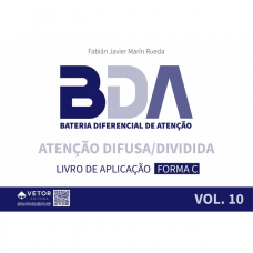 BDA AD - Atenção Difusa/Dividida - Forma C - Vol. 10 (bloco com 25 folhas)