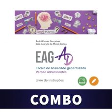 EAG-AD - Escala de Ansiedade Generalizada - Versão Adolescente - Combo de Aplicação Online + Livro de Instruções Vol. 1