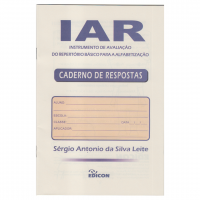 IAR - Instrumento de Avaliação do Repertório Básico de Alfabetização - Caderno de Respostas 4a Edição