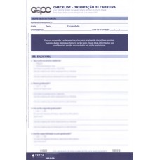 GOPC - Guia de Orientação Profissional e de Carreira - Checklist Orientação Carreira Vol. 3