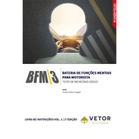 BFM-3 - Bateria de Funções Mentais para Motorista - Teste de Raciocínio Lógico - TRAP-1 - Livro de Instruções Vol. 1 - 2ª Edição (Manual)