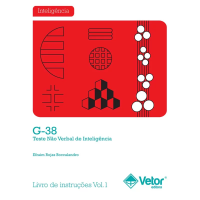 G-38 - Teste Não Verbal de Inteligência - Livro de Instruções Vol. 1 - 6ª Edição