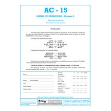 AC-15 - Teste de Atenção Concentrada - Livro de Exercício Vol. 2
